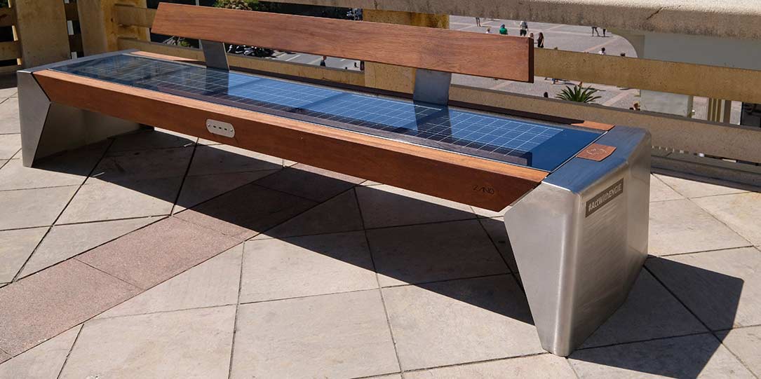'Photon' Solar Bench Seat - 