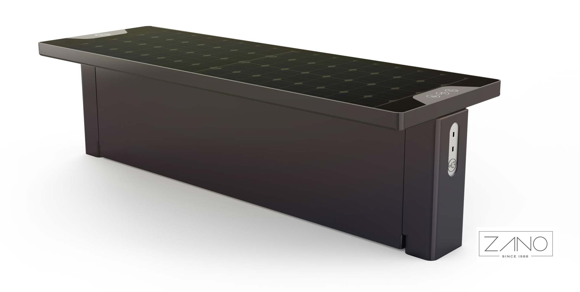 'Scandik' Solar Bench - 